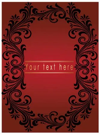 Vector banner background frames