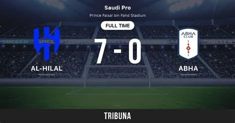 Al Hilal Riyadh vs Abha: estadísticas del enfrentamiento directo - 12 ...