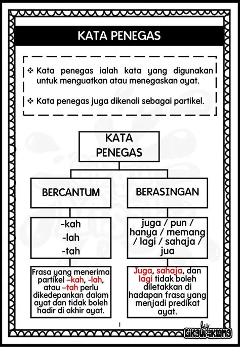 Cikgu Viral - NOTA KATA PENEGAS BESERTA 18 LATIHAN DAN... | Facebook