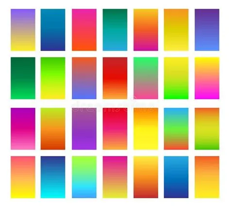 Color gradients set stock vector. Illustration of green - 113201449