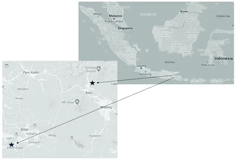Target area (East Java, Blitar, and Malang regency). Adjusted from ...