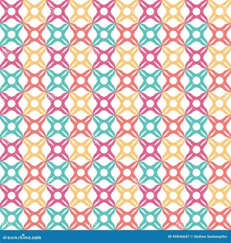 Seamless Colorful Pattern, Vector Repeating Pattern Stock Vector ...