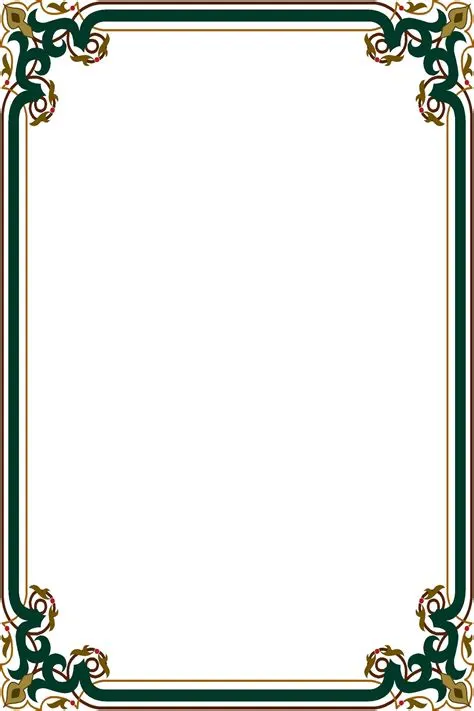 Clip art frames borders, Frame border design, Floral border design