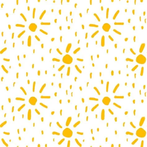 Premium Photo | Cute sun on white background seamless pattern. Bright ...
