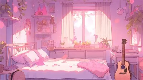 Lofi Bedroom Background | Cute laptop wallpaper, Pink wallpaper anime ...