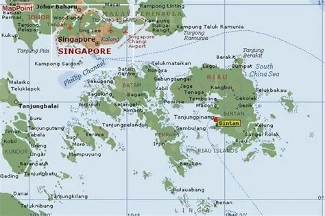 Bintan Map - Lingga Island