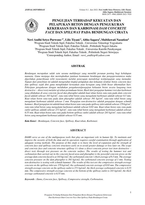 (PDF) Pengujian Terhadap Kekuatan Dan Pelapukan Beton Dengan Pengukuran ...