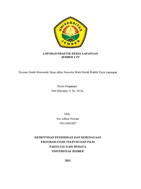 Laporan PKL Mahasiswa Jember | PDF | Ilmu Sosial