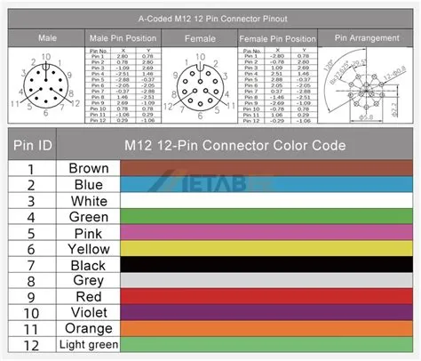 The Ultimate Guide to M12 Connector Pinout and Wiring Diagram - MetabeeAI