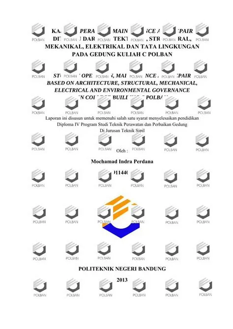 (PDF) KAJIAN OPERATION, MAINTENANCE AND REPAIR …digilib.polban.ac.id ...