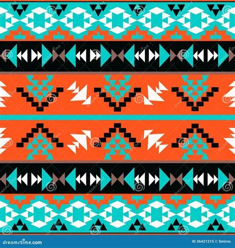 Seamless Colorful Aztec Pattern Royalty Free Stock Photo - Image: 36421215