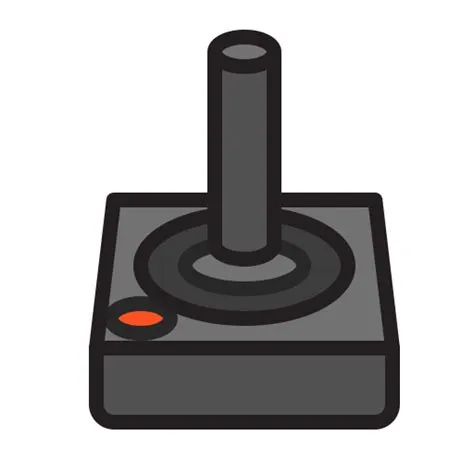 Atari, controller, game, gaming, joystick, play, retro icon