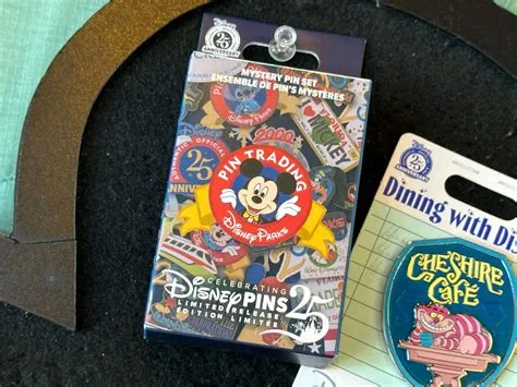 New Disney Pin Trading 25th Anniversary Mystery Pin Set at Walt Disney ...