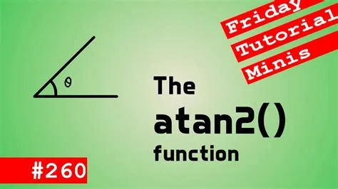 The atan2 Function - Friday Minis 260 - YouTube