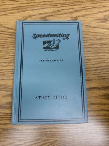 Speedwriting Shorthand Century Edition 1,2,3 & Dictionary & Dict ...
