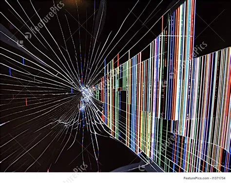 Broken Computer Screen Wallpaper - WallpaperSafari