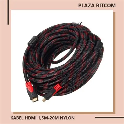 Jual KABEL HDMI 1,5M 3M 5M 10M 15M 20M BRAIDED NYLON | PLAZA BITCOM ...