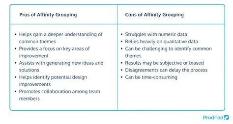 affinity groups pros and cons