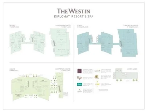 Sign Graphics: Westin Hotels floor plan by Jucel Meneses at Coroflot.com