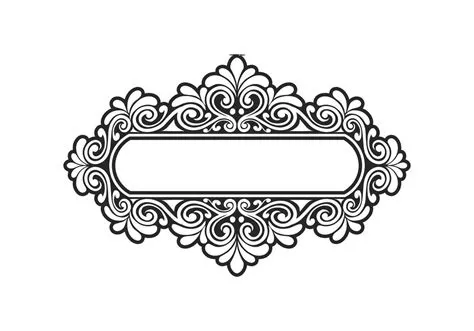 Download Classic name tags ornament floral border for weddings for free ...