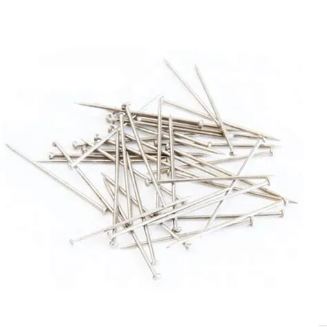 Crafts Haveli Sharp Steel Silver Push Pins, Office Pins, Paper Pins,All ...