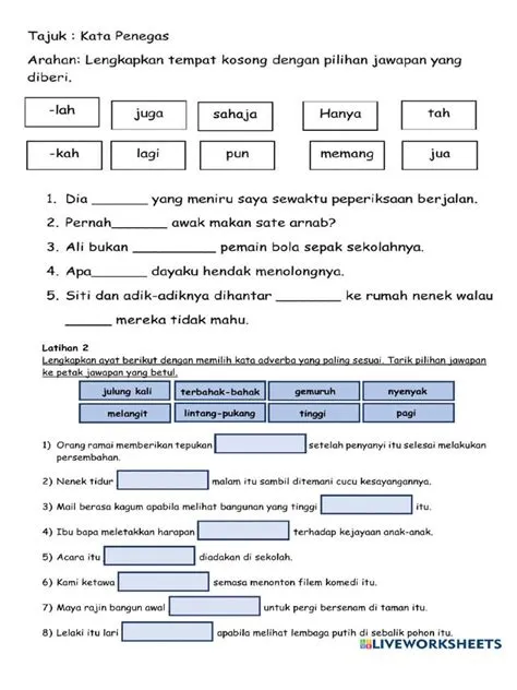Kata Penegas & Kata Adverba | PDF