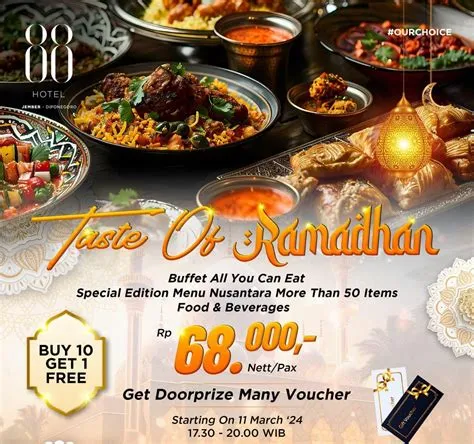 Taste of Ramadhan Ala Hotel 88 Jember, Hadirkan Puluhan Menu Nusantara ...