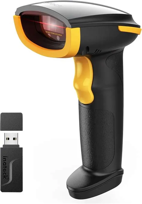 Inateck Barcode Scanner Wireless, Bluetooth Laser Bar Code Scanner, 1D ...