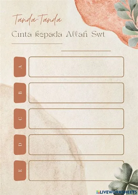 Hakikat Mencint… | Free Interactive Worksheets | 2282670