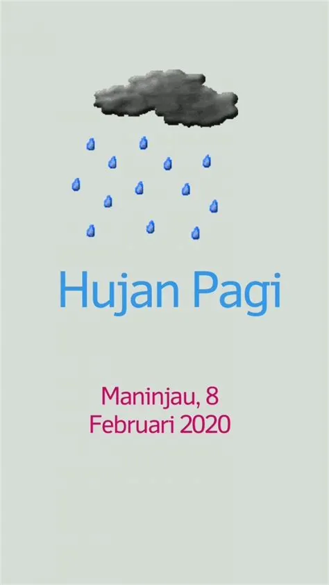Hujan pagi