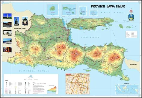 15+ East Java Map