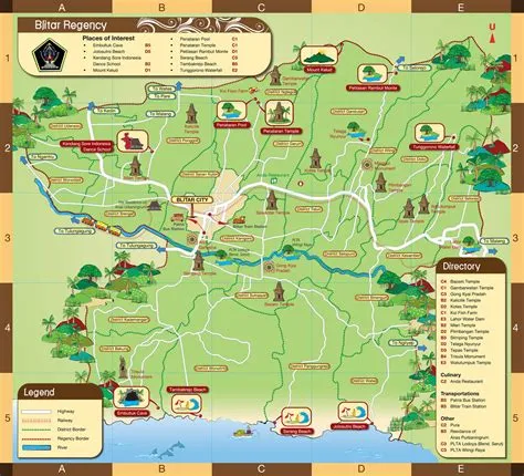 PETA WISATA KABUPATEN BLITAR