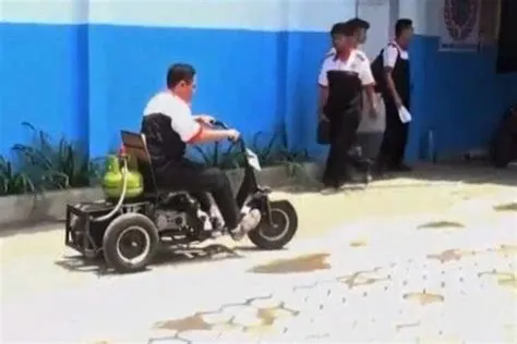Foto : Siswa SMK Inovasi Sepeda Motor Berbahan Bakar Elpiji
