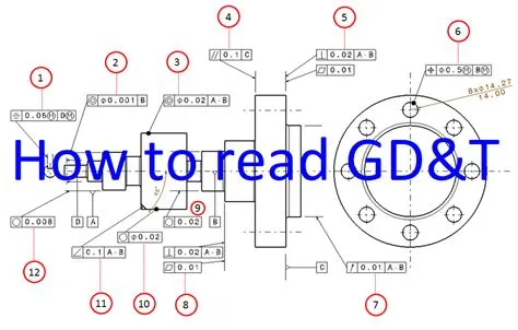 Examples on how to interpret GD&T: Form, orientation, location and run ...