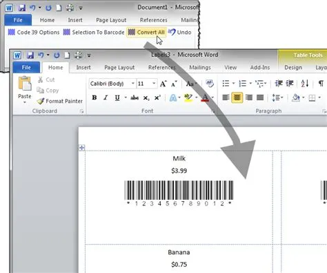 Create Barcode Labels with Mail Merge | BarCodeWiz