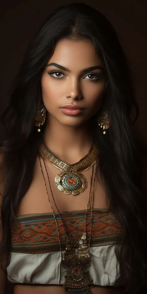 60 Beautiful American Indian Women, Digital Art Print, Girl Printable ...