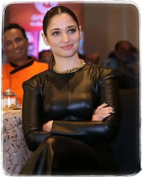 by God Bless on TAMANNA | Fashion girl images, Leather dress outfit ...