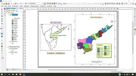 Create Map Layout in ArcGIS – Study Area Mapping - YouTube