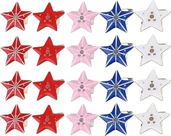 Toyvian 25 Stücke LED Brosche Musiknote Fußball Krone Brosche ...