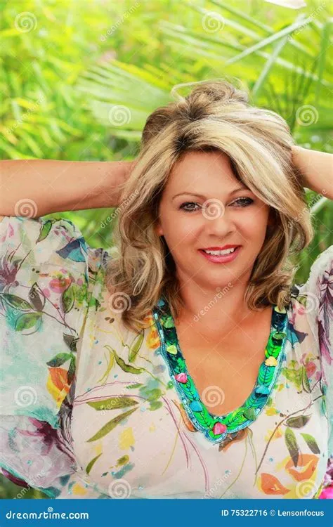 Attractive Middle Age Women on Holidays Stock Photo - Image of leisure ...