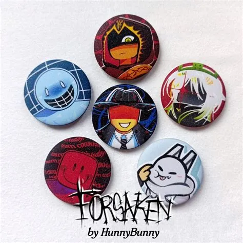 Jual [NEW]Forsaken Glitter Pins badge Fanmerch HunnyBunny | Shopee ...