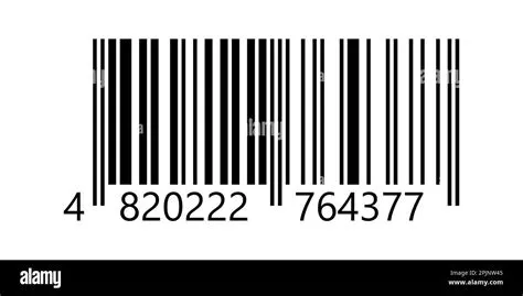Linear barcode sample. Linear vector bar code template. Vector ...