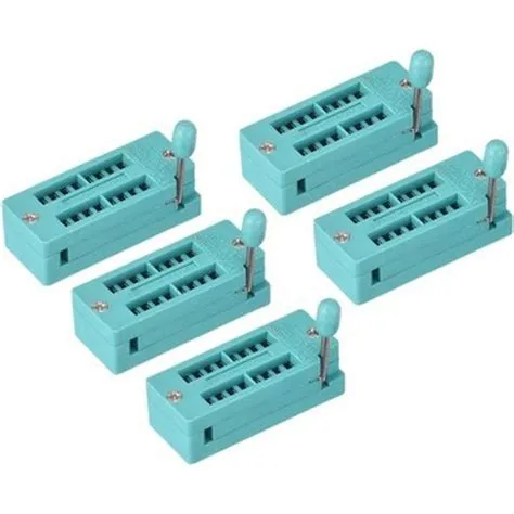 Uxcell Universal Ic Test Zif Socket 16 Pin 3.0mm Pitch 5 Pack • Price