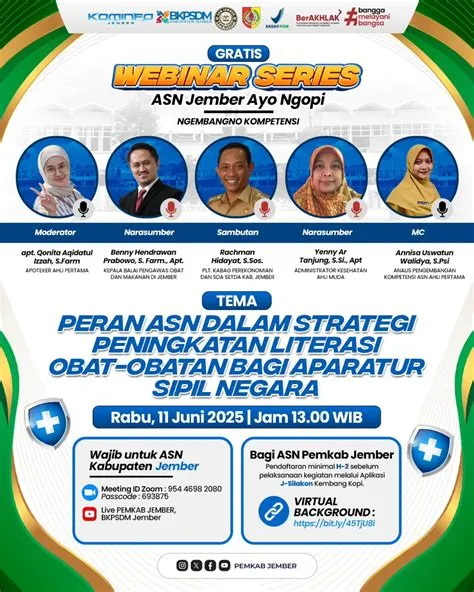 Kominfo Jember - 🎙️ WEBINAR SERIES ASN JEMBER AYO NGOPI... | Facebook