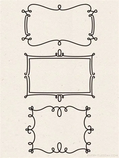 Freebie: 3 Vector Decorative Frames