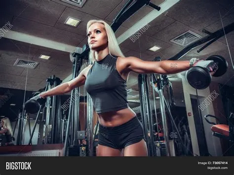 Fitness Woman Doing Exercises Image & Photo | Bigstock