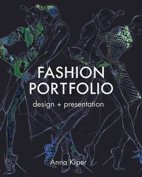 the cover of fashion portfolio design and presentation
