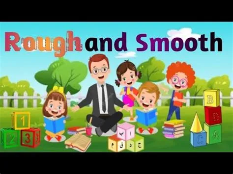 Rough and Smooth objects/Concept of rough and smooth for kids/ rough ...