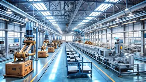 AI Factory Simulation Digital Twin Concept Icon for Vector Designs in ...