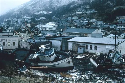 The 1964 Alaskan earthquake had a magnitude of 9.2, making it the ...